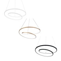Ideal Lux OZ SP D60 LED Spiral Suspension Lamp for Indoor