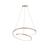 Ideal Lux OZ SP D60 Lampadario LED da Sospensione a Spirale per