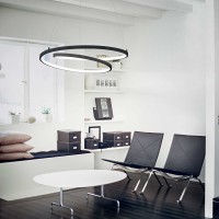Ideal Lux OZ SP D80 Lampadario LED da Sospensione a Spirale per