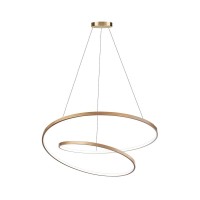 Ideal Lux OZ SP D80 Lampadario LED da Sospensione a Spirale per