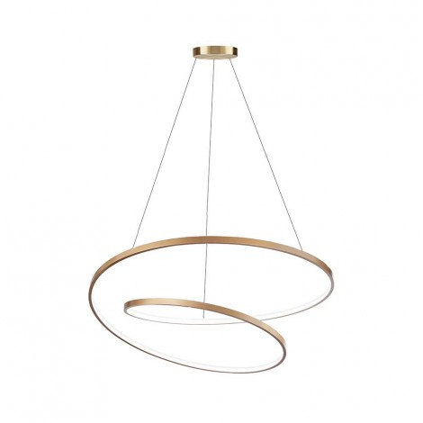 Ideal Lux OZ SP D80 LED Spiral Suspension Lamp for Indoor