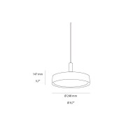 Louis Poulsen LP Slim Round 250 Lampada da Sospensione