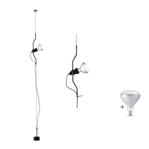 Flos Parentesi Suspension Pendant Lamp Dimmable Black LED LAMP