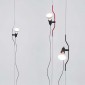 Flos Parentesi Dimmer Suspension Pendant Lamp Red LED LAMP