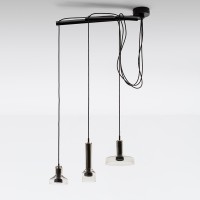 Artemide Stablight 3 Lights Adjustable Suspension Lamp LED