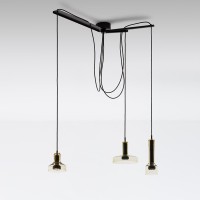 Artemide Stablight 3 Lights Adjustable Suspension Lamp LED