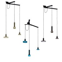 Artemide Stablight 3 Lights Adjustable Suspension Lamp LED