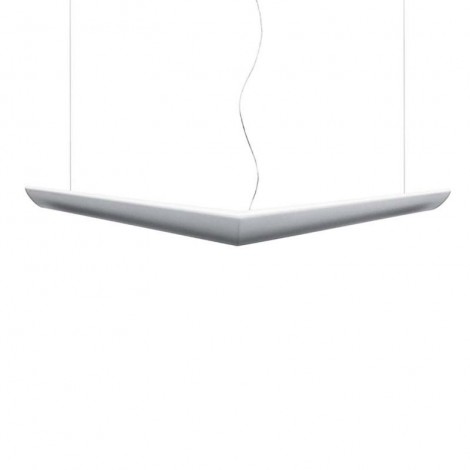 Artemide Mouette LED 105W Symmetric 2500 Suspension Lamp White