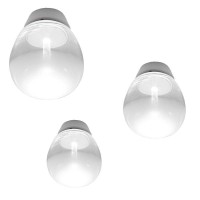 Artemide Empatia Wall Ceiling LED Lamp in Blown Glass By