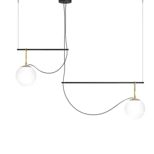 Artemide Nh S3 2 Arms Lampada A Sospensione Multipla Sfere In