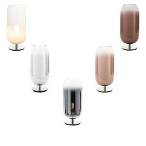 Artemide Gople Mini Table Lamp LED Dimmable In Glass And