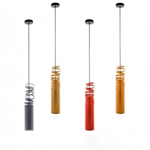 Artemide Decomposè Light Suspension Cylindrical Lamp with