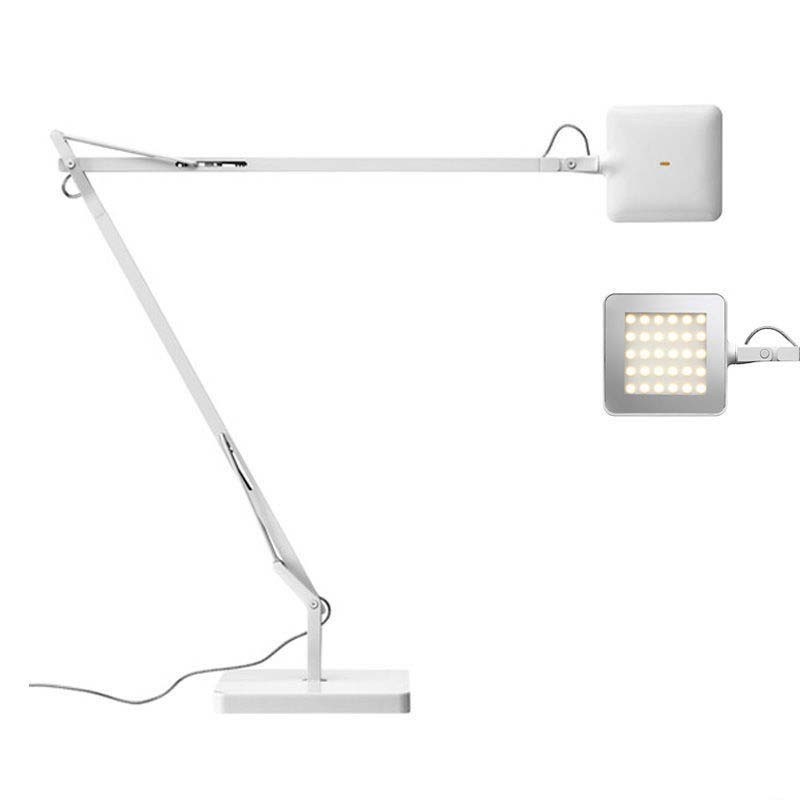 Flos Kelvin LED Base Lampada da Tavolo Bianco Dimmerabile