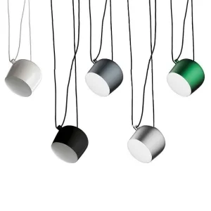 Flos AIM LED Single Suspension Ceiling Lamp Design by Bouroullec