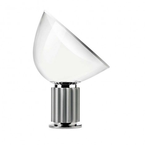 Flos Taccia (PMMA) LED 28W Lampada Tavolo Anodizzato Argento