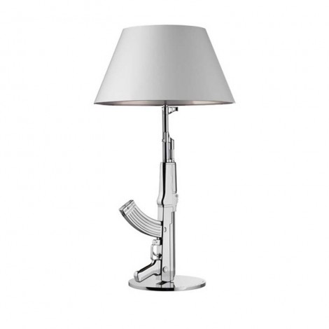 Flos Guns Table Gun Lamp Chrome by Philippe Starck 2005