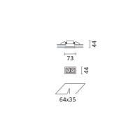 iGuzzini MK48 Laser Blade HC Incasso 2 Celle LED 4W 3000K 315lm