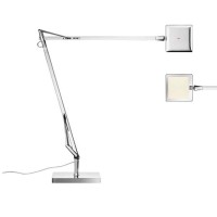 Flos Kelvin EDGE Base LED Table Lamp Chrome Dimmable