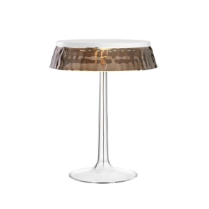 Flos Bon Jour LED Table Lamp White Top Fumèe Crown