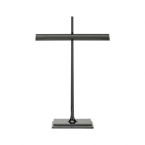 Flos Goldman LED Table Lamp Black Nickel Fumè