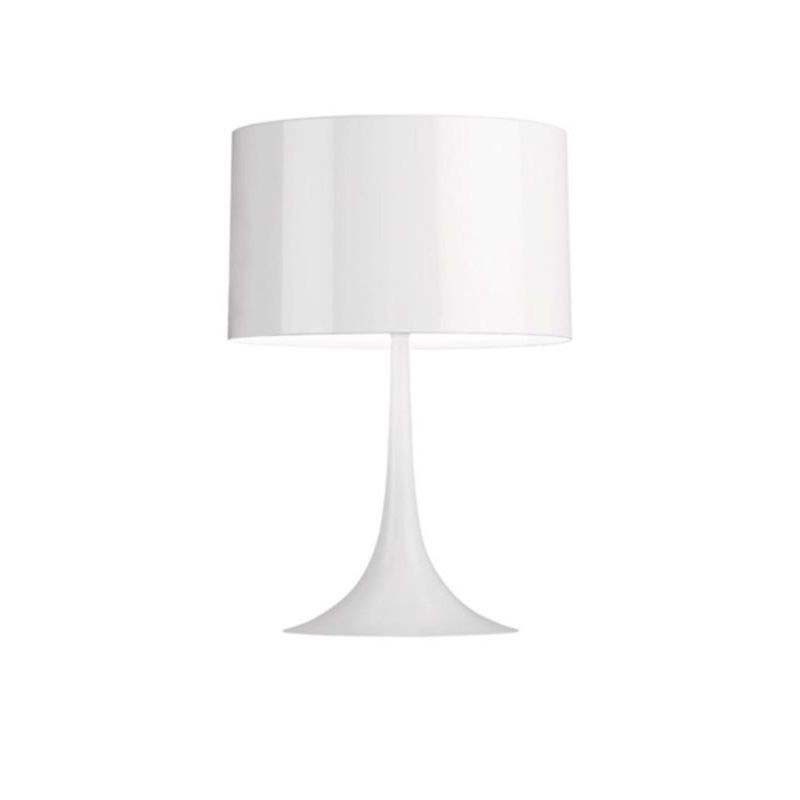 Flos Spun Light T2 Table Lamp Shiny White