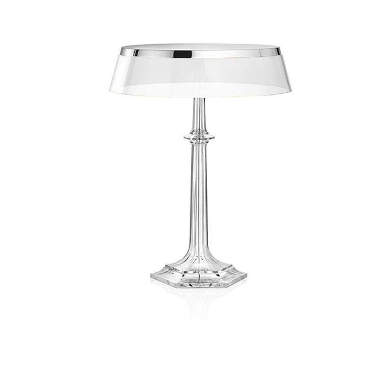 Flos Bon Jour Versailles LED Lampada da Tavolo Cromo Trasparente