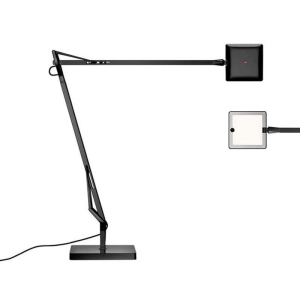 Flos Kelvin EDGE Base LED Lampada da Tavolo Nero Dimmerabile