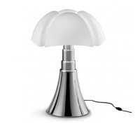 Martinelli Luce Pipistrello Lampada da Tavolo alluminio Design Gae Aulenti