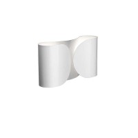 Flos Foglio Applique Wall or Ceiling Lamp White by Tobia Scarpa