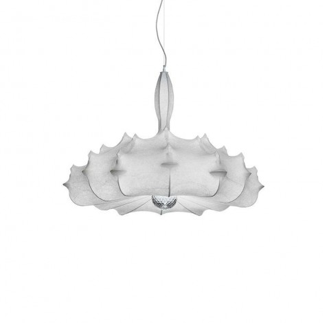 Flos Zeppelin White Suspension Lamp Chandelier Cocoon resin by