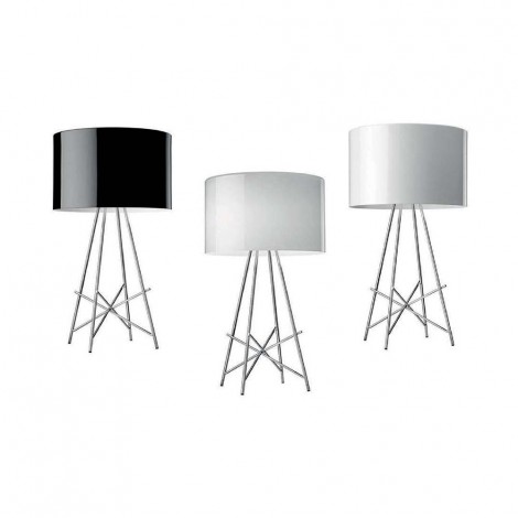Flos Ray T Table Lamp with lampshade dimmable by Rodolfo Dordoni