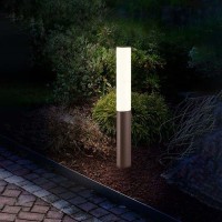 Ideal Lux Etere PT LED Flor Bollard Light in Aluminum for