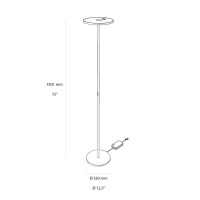 Artemide Athena Integralis Sanitizing LED Dimmable Floor Lamp