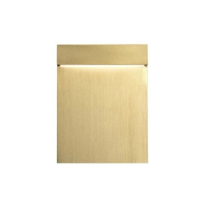 Flos Real Matter LED Lampada da Parete Incasso 3W Oro Spazzolato