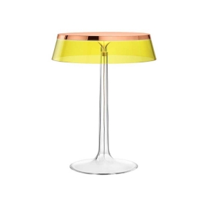 Flos Bon Jour LED Table Lamp Dimmable Top Copper And Yellow