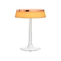 Flos Bon Jour LED Table Lamp Dimmable Top Copper And Fabric