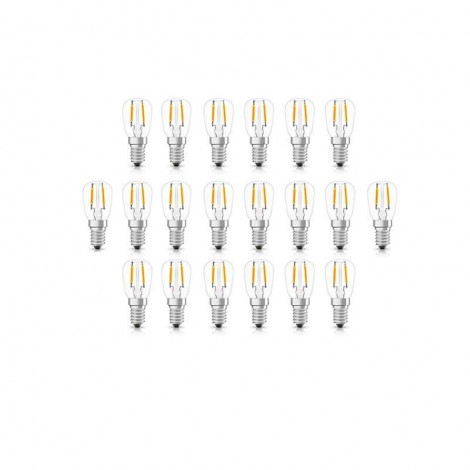 Flos Kit N. 20 Lampadine LED Trasparenti 2,0W E14 100lm