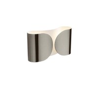 Flos Foglio Applique Lampada da Parete o Soffitto Nichel Nero