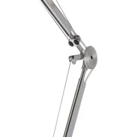 Artemide Tolomeo Off Center Suspension Lamp with Parchment Artemide Tolomeo Off Center Suspension Lamp with Parchment