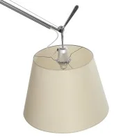 Artemide Tolomeo Off Center Suspension Lamp with Parchment Artemide Tolomeo Off Center Suspension Lamp with Parchment