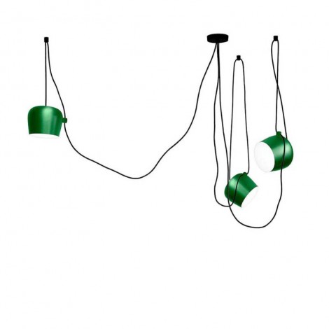 Flos AIM x3 Light Points LED Suspension Pendant Lamp Anodized