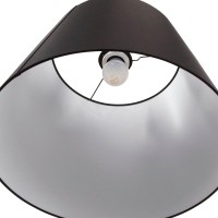 Artemide Tolomeo Off Center Suspension Lamp with Black Diffuser