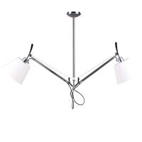 Artemide Tolomeo Basculante Sospensione Due Bracci Diffusori