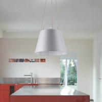 Artemide Tolomeo Mega Suspension Lamp with Satin Diffuser D420