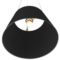 Artemide Tolomeo Mega Suspension Lamp with Black Fabric