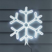 New Lamps Snowflake NEON LED 2D 60x60cm Clear Light for Outdoor