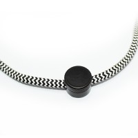Cable Clamp Cord Grip for Wall or Ceiling in Metal Brass Black