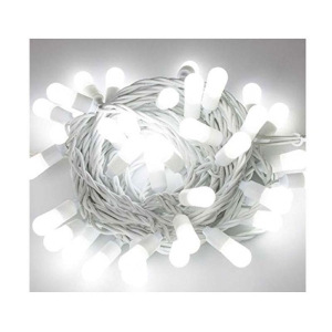 Catena Luminosa Cordoniera 40 LED 5W 230V 10m Prolungabile Luce