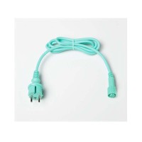 Aquamarine power cord plug with IP65 FAST-LINK connector for