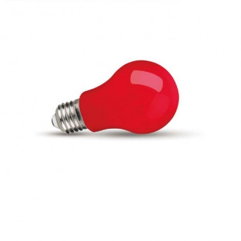 Standard Drop Bulb 1W E27 24V RED 90lm color A60 LED lamp low